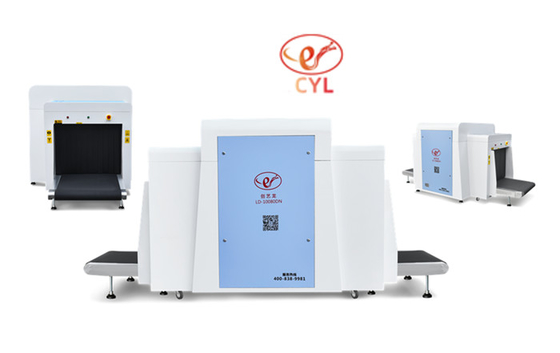 Résolution X Ray Baggage Inspection Equipment With Dual View du fil 40AWG